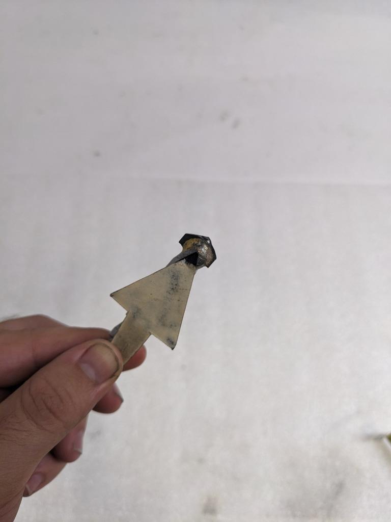 UNBRANDED STAINLESS STEEL DRILL BIT 1/2" X 12" CARBIDE TIP USED R22T2