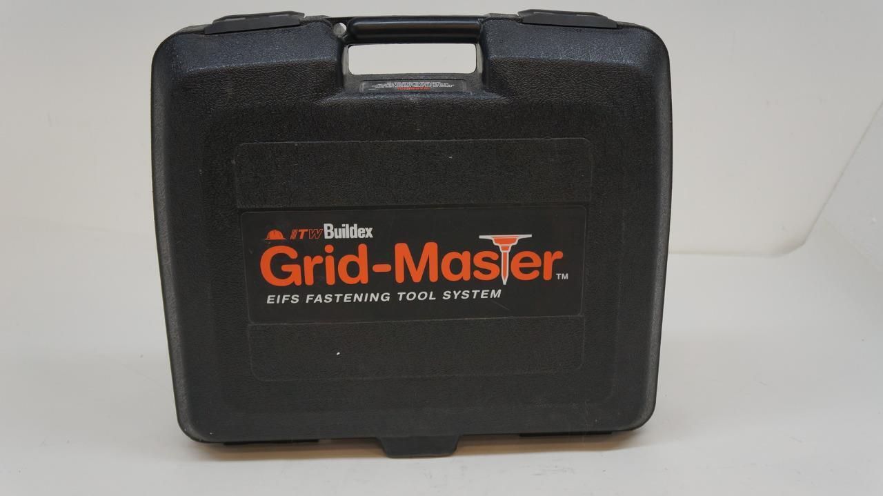 USED BUILDEX GRID-MASTER EIFS FASTENING TOOL SYSTEM TF1100BX & FLAT NOSE SR
