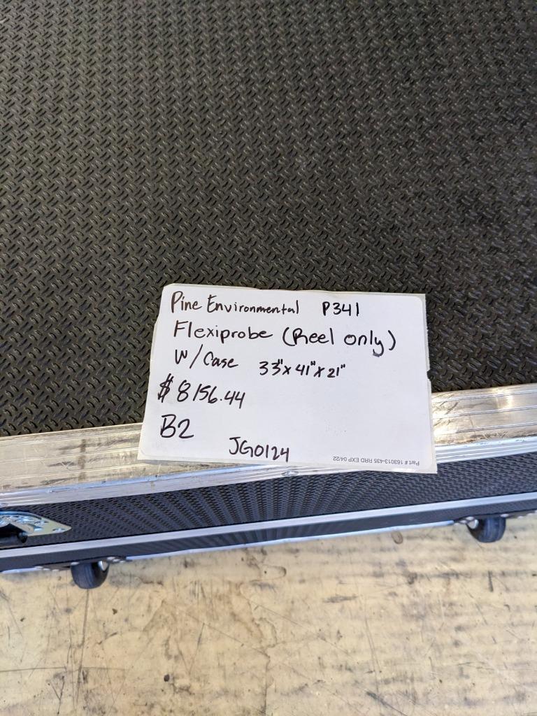 USED PINE ENVIRONMENTAL PEAR POINT P342 FLEXIPROBE REEL W/ CASE 200' B2