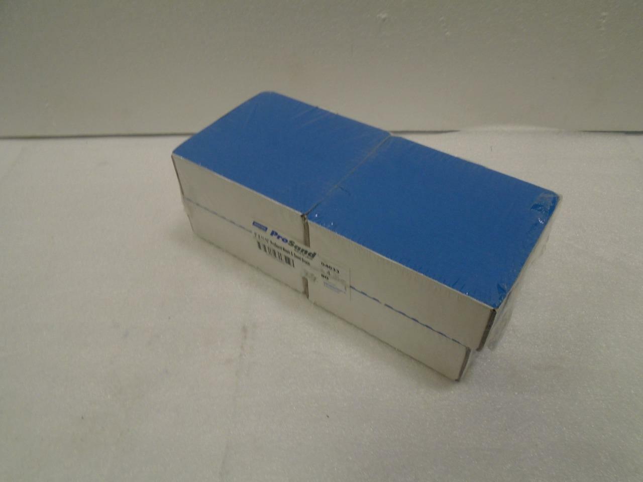 NEW NORTON PROSAND MULTI-AIR 5"X11/16 HOOK AND SAND DISCS 80G 04033 R7TC