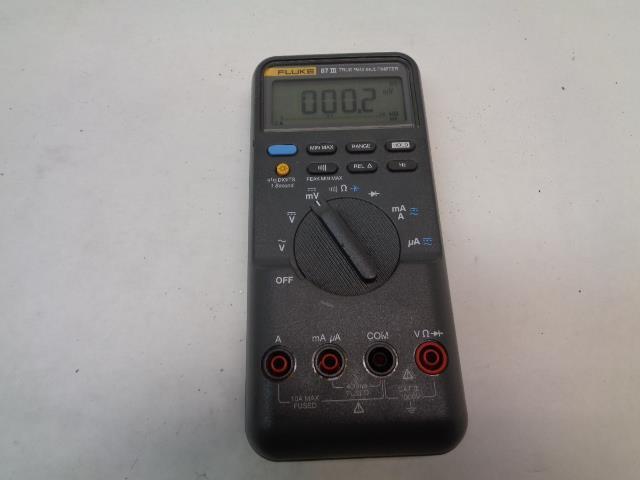 USED FLUKE 87 III TRUE RMS MULTIMETER 1000V-AC TEST EQUIPMENT R6