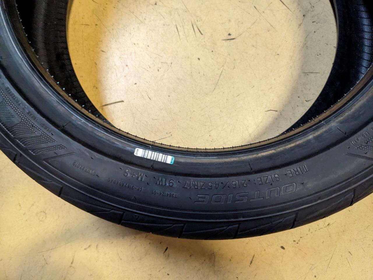 4 COOPER COBRA INSTINCT P 215 45 17 91W XL TIRES 160110025 CQ3
