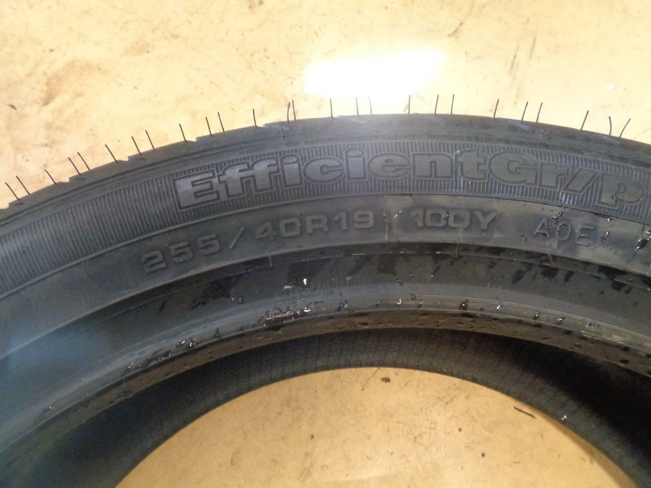 1 NEW TIRE GOODYEAR EFFICIENTGRIP RUNFLAT *AOE AUDI 255 40 19 100Y XL 112228344