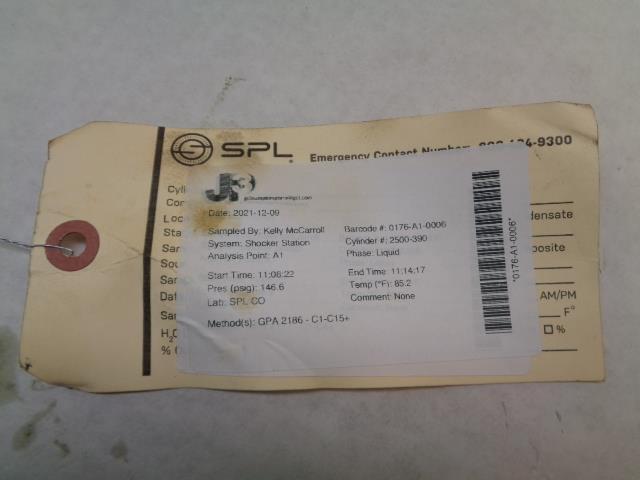 WELKER CONSTANT PRESSURE SAMPLE CYLINDER 21166 R34