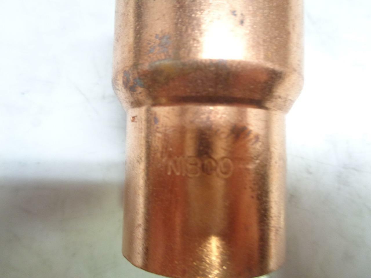 1 NEW PACK OF 11 NIBCO COPPER ADAPTER FITTINGS 1-1/4" x 1-1/2" R10TC