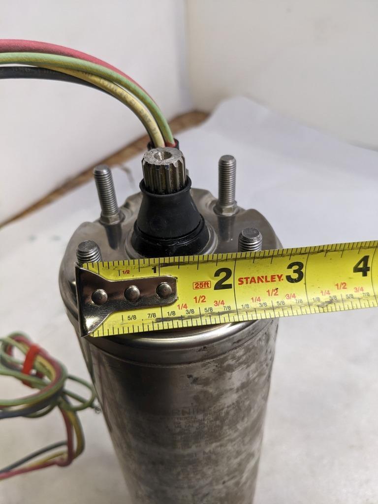 FRANKLIN ELECTRIC 2243019204 4" SUBMERSIBLE WELL MOTOR 3-WIRE 2HP 230V NEW H2