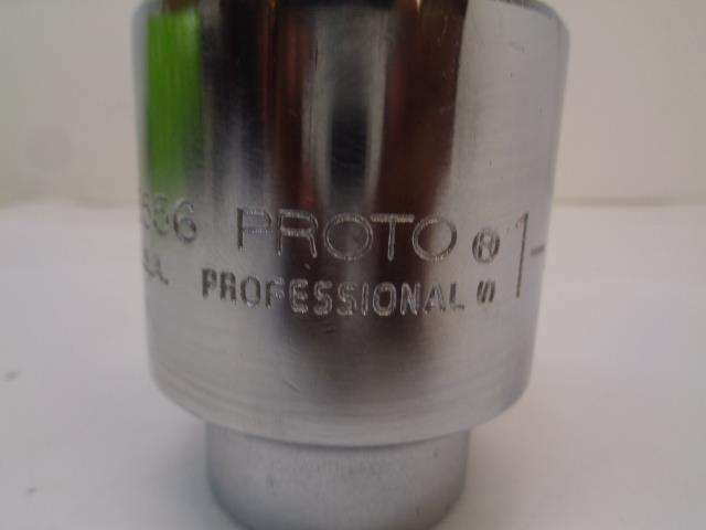 1 NEW STANLEY PROTO 3/4 INCH DRIVE 1-3/4 INCH 12 POINT SOCKET 5556 R22