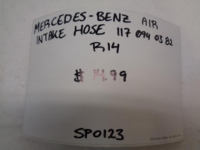 GENUINE MERCEDES-BENZ 1986-1991 AIR INTAKE HOSE 117 094 03 82 R14