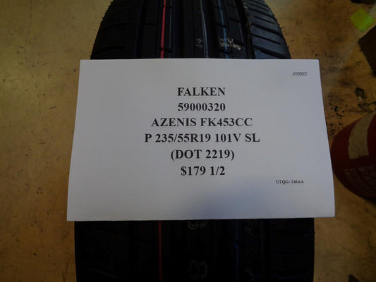 2 FALKEN AZENIZ FK453CC P 235 55 19 101V SL TIRES 59000320 AQ4