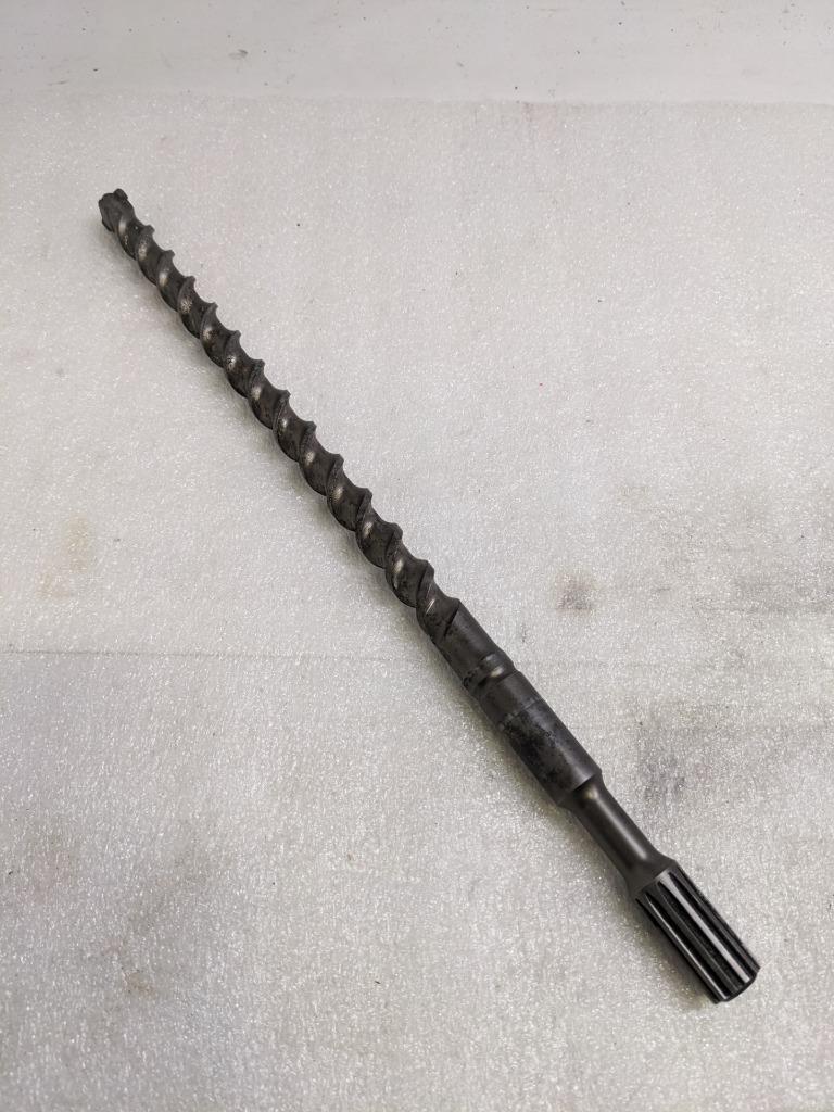 UNBRANDED SDS-MAX DRILL 3/4" X 17" CARBIDE WITH BENT CUTTER USED R22T2