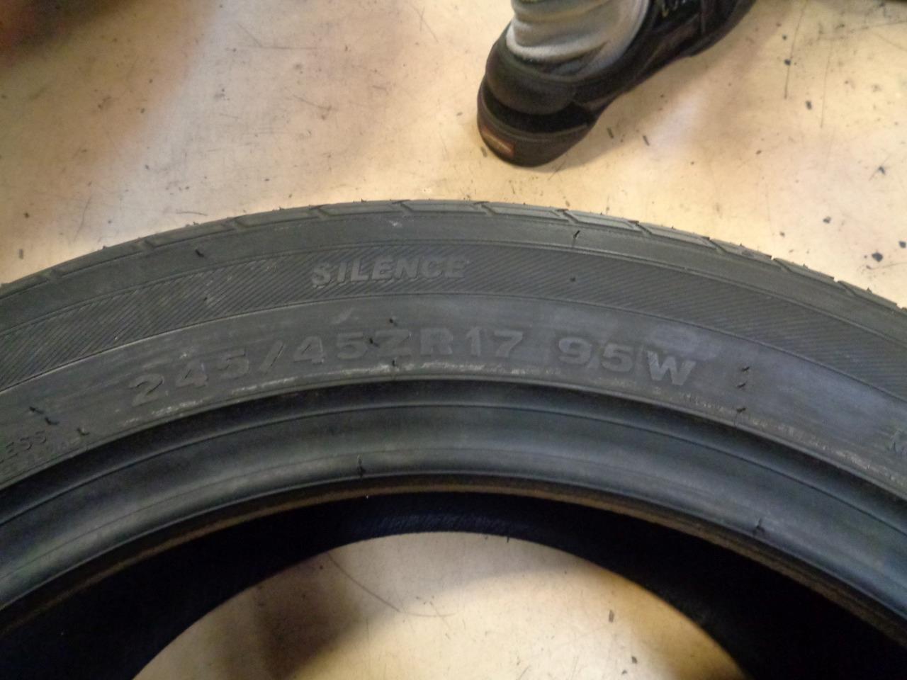 1 NEW TIRE FEDERAL FORMOZA FD2 245 45 17 95W SL 29DK7ATD