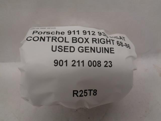 Porsche 911 912 930 HEAT CONTROL BOX RIGHT USED GENUINE 901 211 008 23 R25T8