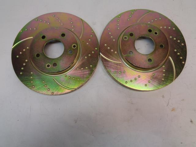 NOS EBC 3GD SERIES SPORT FRONT DISC BRAKE ROTORS FOR MERCEDES-BENZ GD893 L1