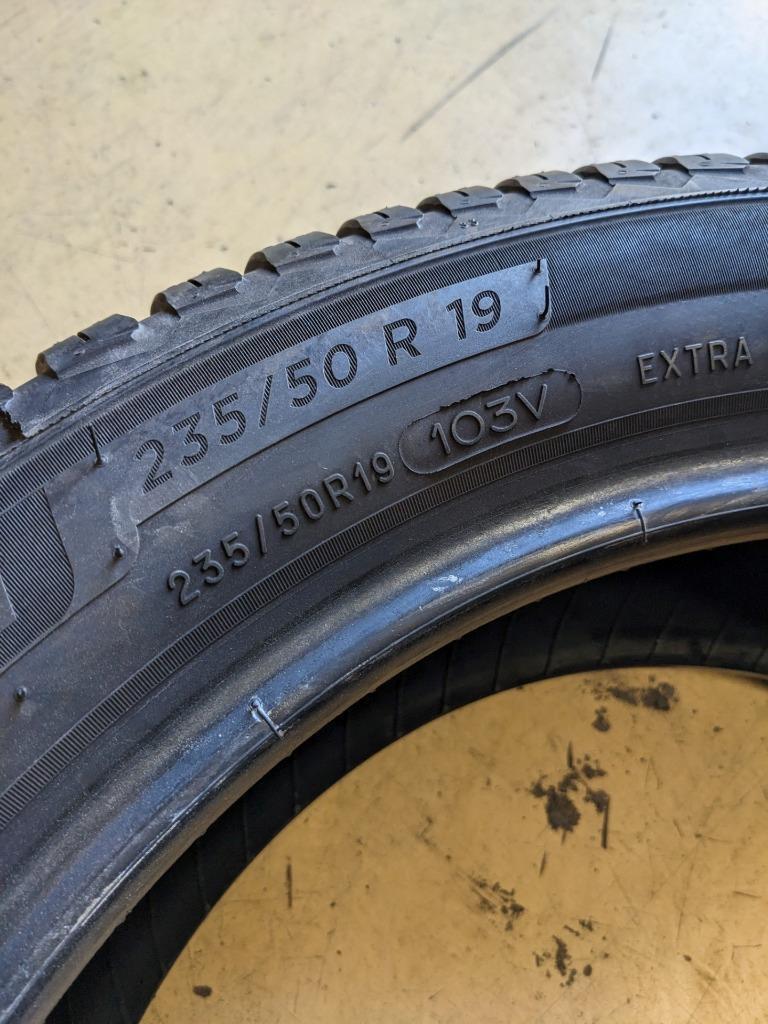 USED MICHELIN CROSSCLIMATE 2 A/W P 235 50 19 103V XL TIRE 44993 CQ2