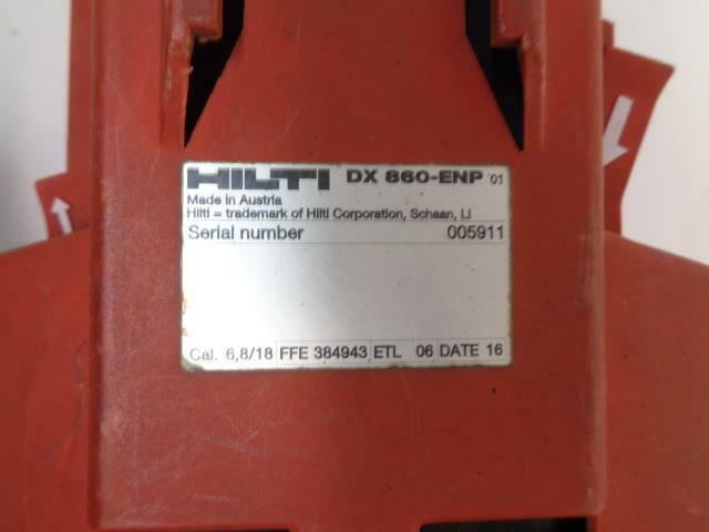 1 USED HILTI POWDER-ACTUATED TOOL DIRECT FASTENING DX-860-ENP BSR