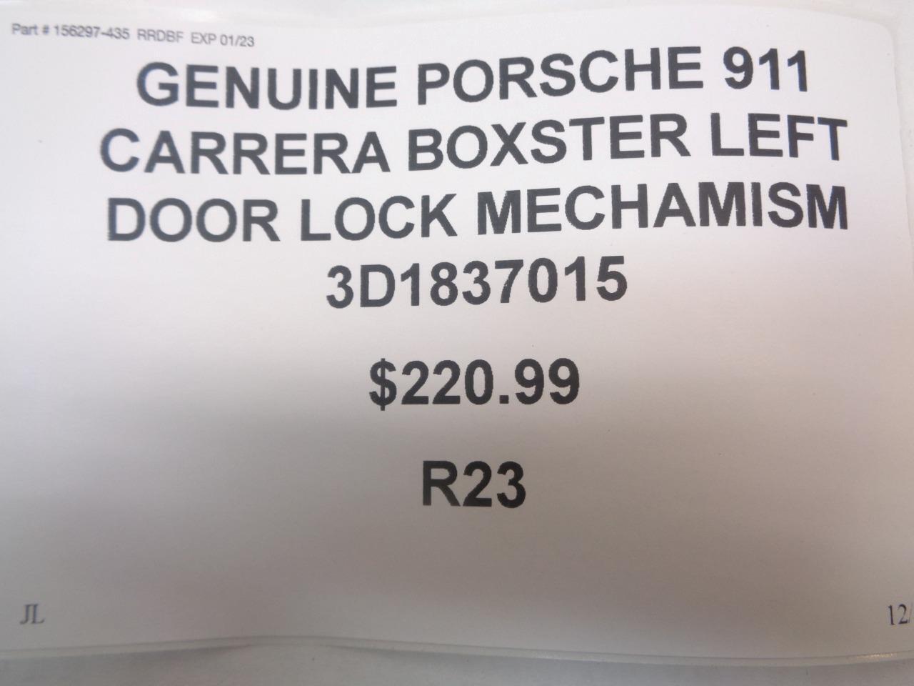 GENUINE PORSCHE 911 CARRERA BOXSTER LEFT DOOR LOCK MECHANISM 3D1837015 R23TE