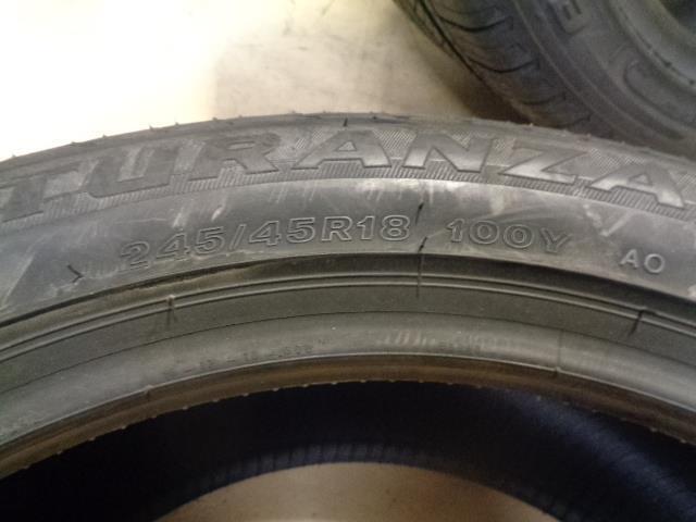 NOS BRIDGESTONE TURANZA ER300 (AO) AUDI P 245 45 18 100Y XL 021829 TIRE CQ2