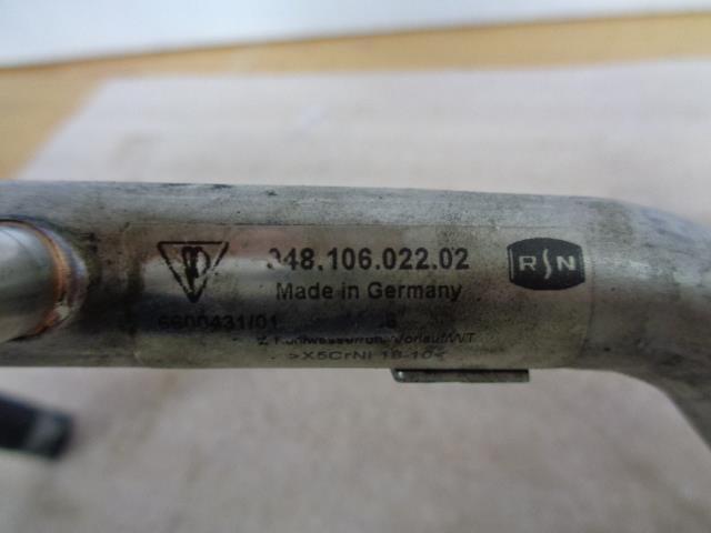 OEM USED PORSCHE COOLANT WATER PIPE 948 106 022 02 CAYENNE 4.8L 2007-08 R31T4