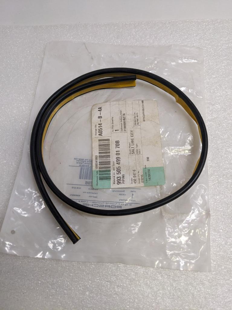 PORSCHE 9935054990170B FRONT BUMPER BLACK PIPING FOR 95-98 911 993 NEW PGB2TB