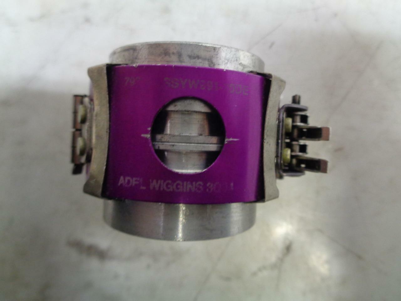 USED SET OF WIGGINS CLAMPS 2-1/2", 1-1/4", 5/8" R11 TB