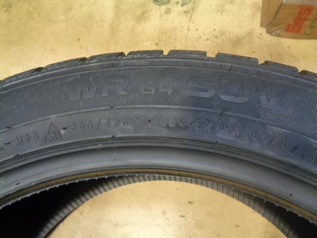 1 NOKIAN WR G4 SUV P 265 45 20 108V XL T430939 TIRE BQ2
