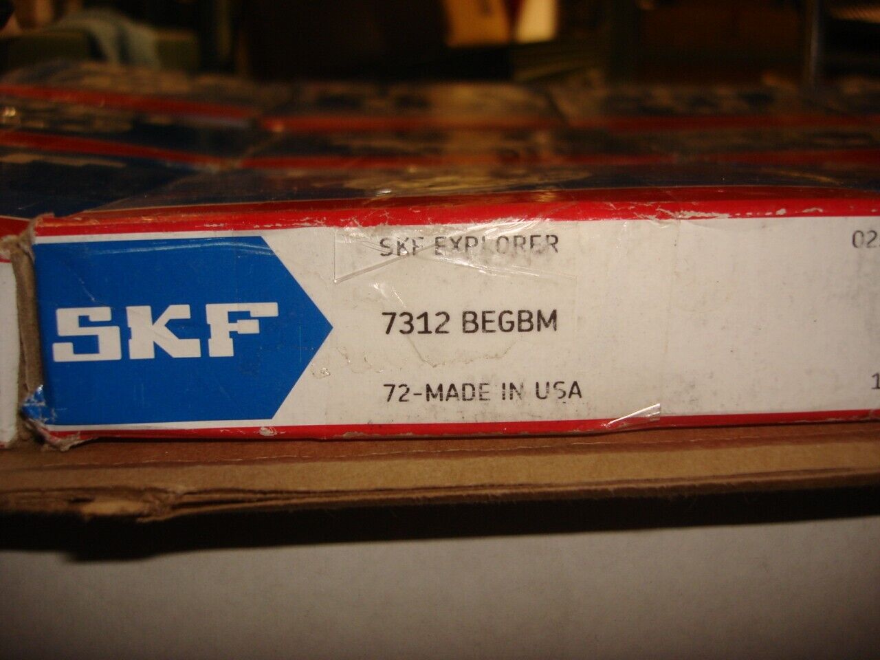 1 NEW SKF EXPLORER ROLLER BALL BEARING 7312 BEGBM R15T1