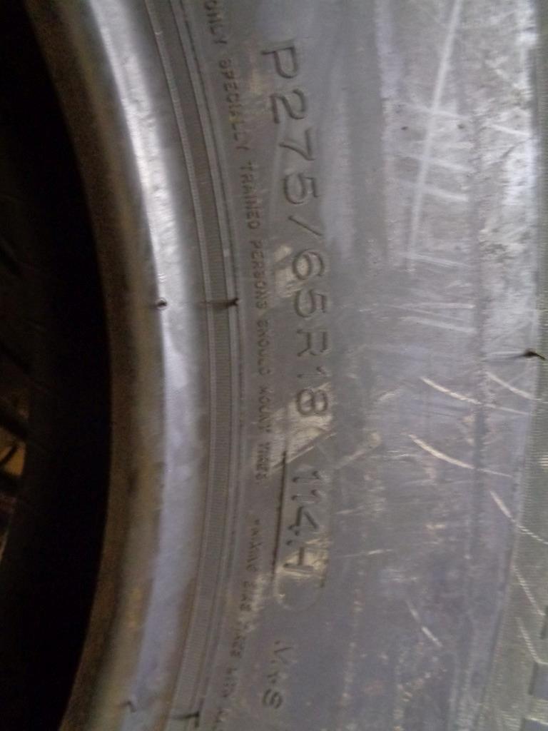 1 NOS TIRE MICHELIN LATITUDE TOUR HP 275 65 18 114H SL 99853