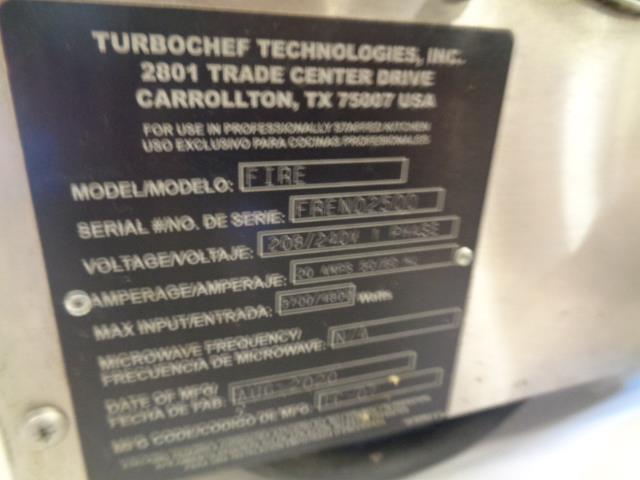 TURBOCHEF FIRE COUNTERTOP PIZZA OVEN USED N.3 BSFLOOR