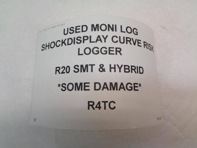 USED MONI LOG SHOCKDISPLAY CURVE RISK LOGGER R20 SMT & HYBRID *SOME DAMAGE* R4TC