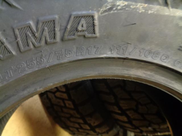 2 YOKOHAMA GEOLANDER M/T G003 LT 255 75 17 111/108Q LRC 6PLY TIRES 110133319 CQ2