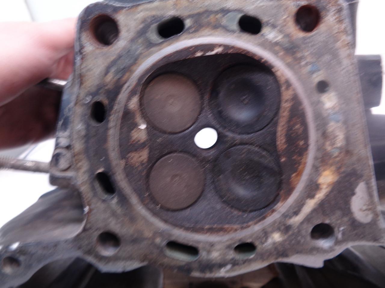 USED DAMAGED KAWASAKI NINJA 500 CYLINDER HEAD R16