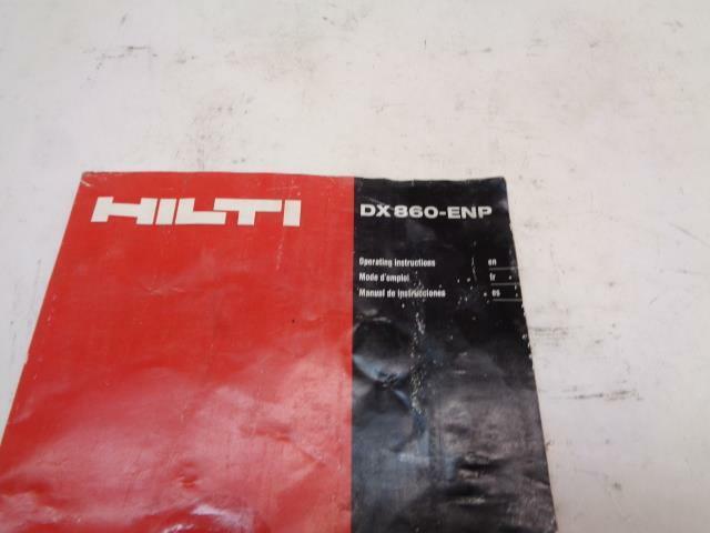 1 USED HILTI POWDER-ACTUATED TOOL DIRECT FASTENING DX-860-ENP BSR