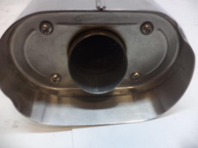 1 USED S&S OVAL STYLE PAIR OF EXHAUSTS CHROME PLATED FOR TOURING 66-190 R16