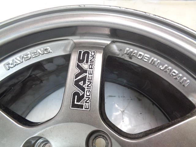 1 RAYS ENGINEERING WVG2E35EA VOLK RACING WHEEL 15X8JJ 35MM 5X114.3 & CAP USED WR