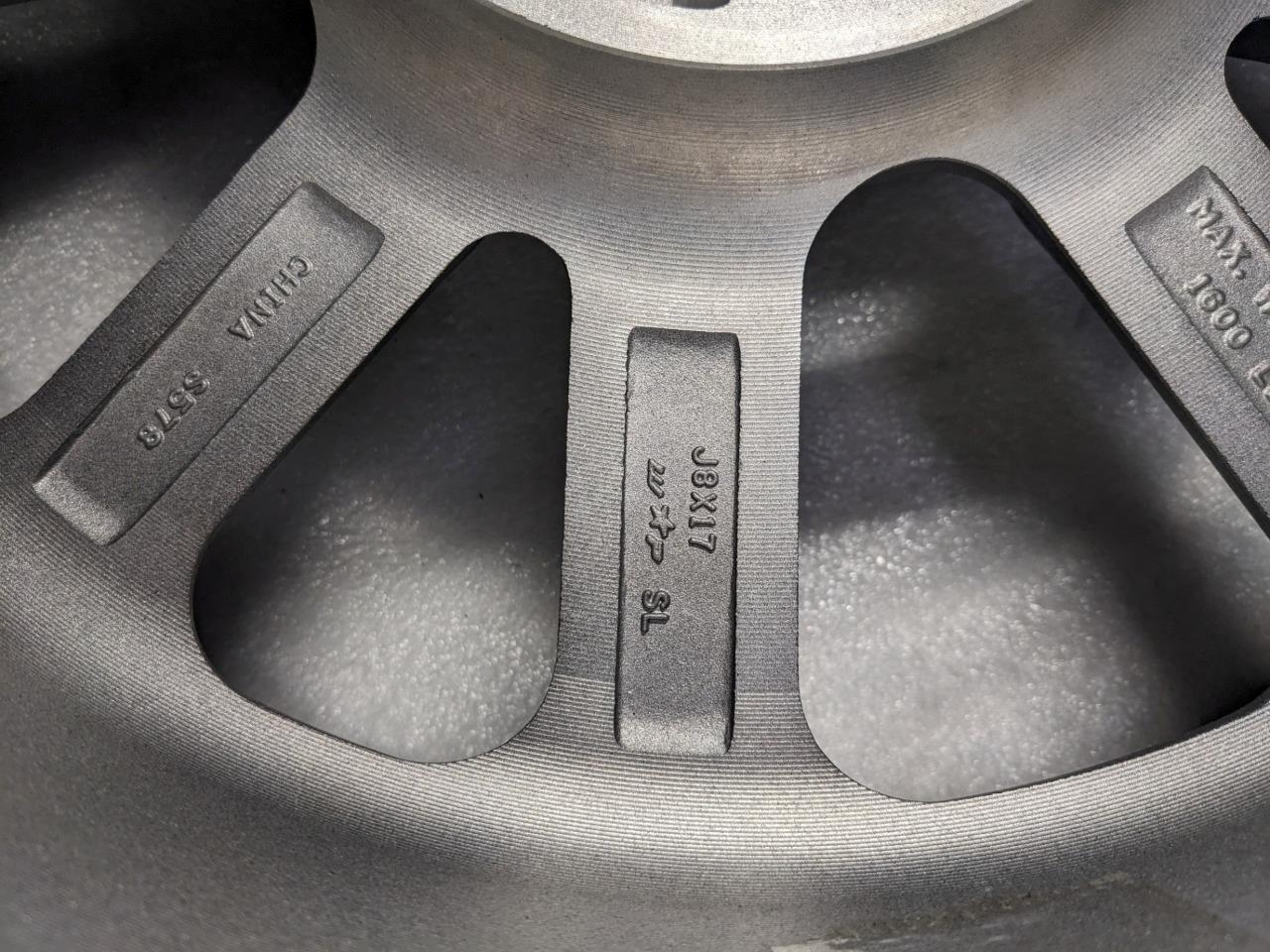 SINGLE US MAG RAMBLER MATTE GUNMETAL WHEEL/RIM 17X8 1002-46H NEW B2