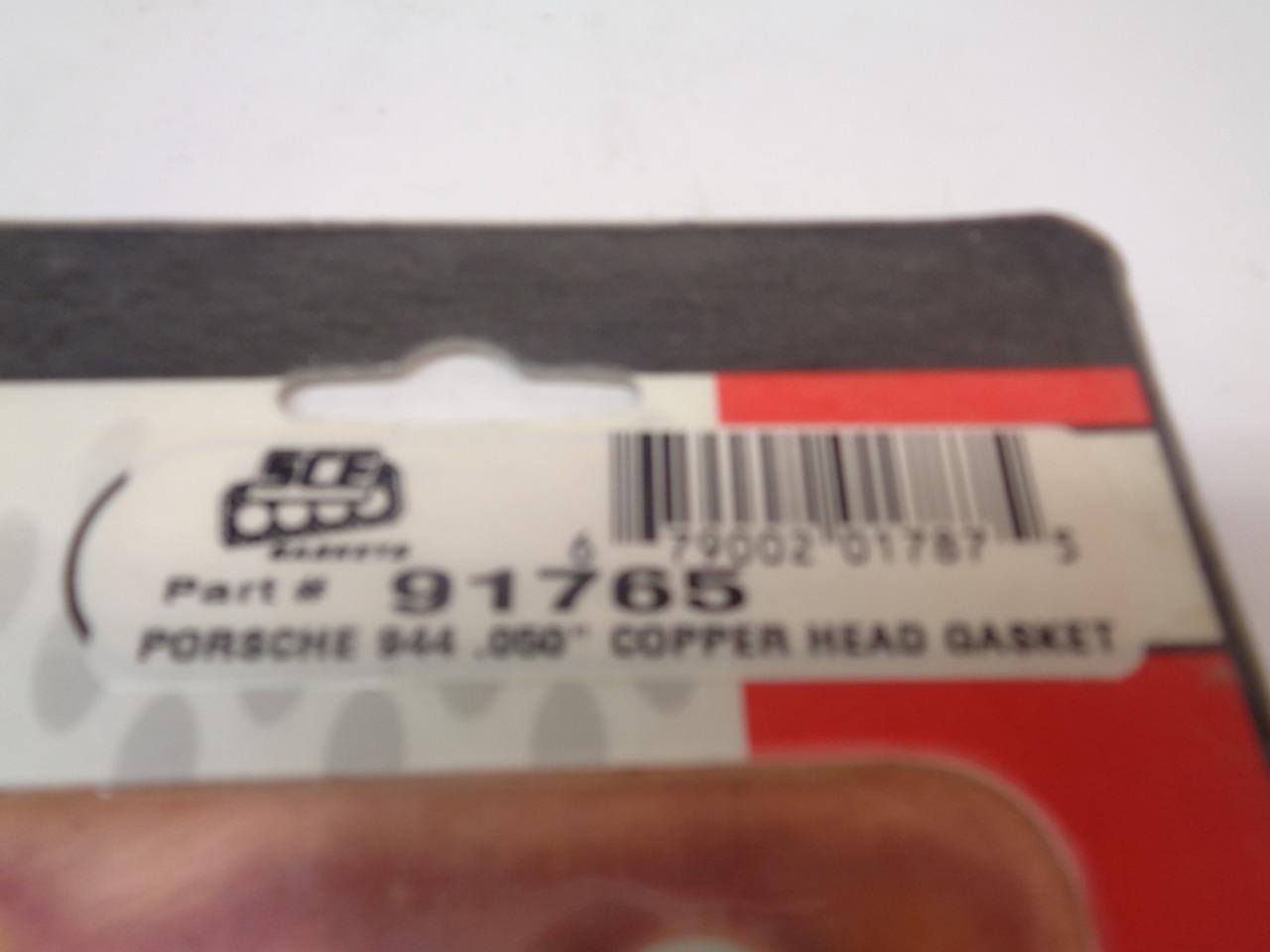 1 NEW SCE GASKET FOR PORSCHE 944 X.050" COPPER 91765 R15