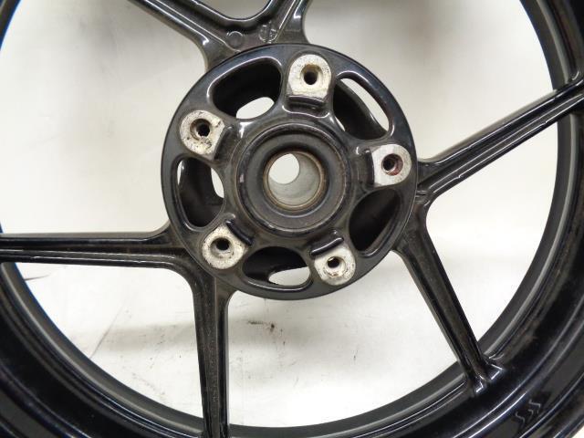 USED ENKEI KAWASAKI SPORTBIKE BLACK 3 TWIN SPOKE WHEEL 17x3.5 BORE 25.8mm WR