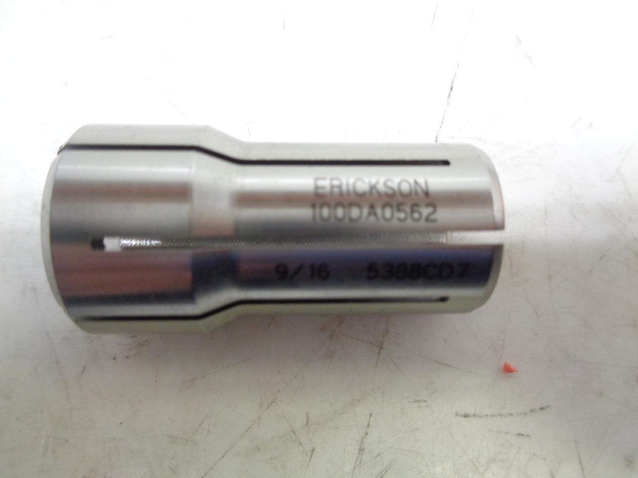 ONE PAIR NEW KENNAMETAL ERICKSON COLLETS 9/16" 100DA0562 5388CD7 R22T2