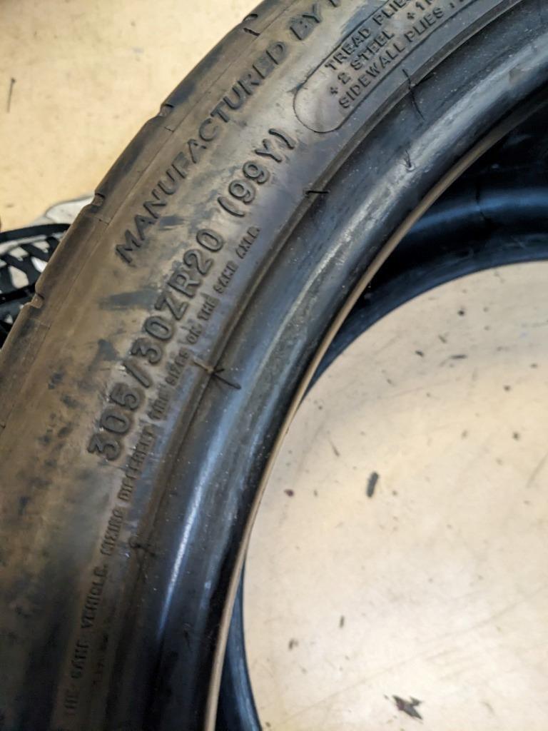 USED MICHELIN PILOT SPORT 4A TPC SPEC ZP P 305 30 20 99Y SL TIRE 6890 CQ2