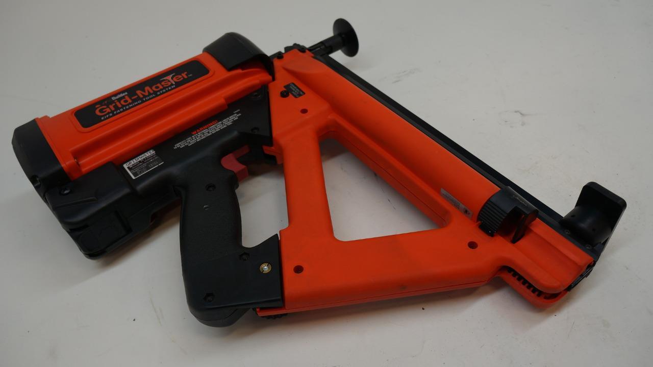 USED BUILDEX GRID-MASTER EIFS FASTENING TOOL SYSTEM TF1100BX & FLAT NOSE SR