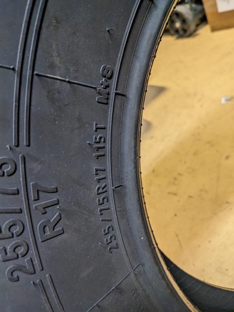 UNIROYAL LAREDO HT BSW P 255 75 17 115T SL TIRE 30429 CQ2