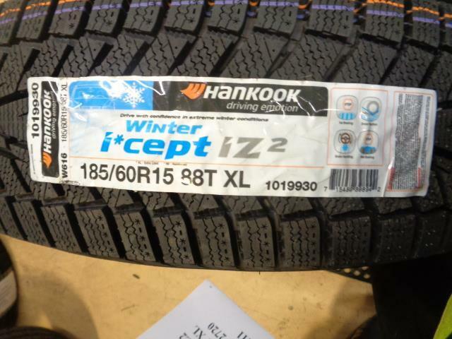 1 New Tire HANKOOK Winter IcePT IZ2 185 60 15 88T XL 1019930