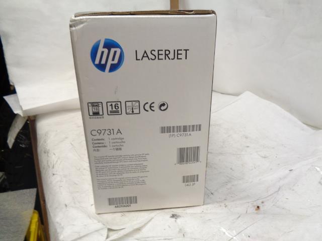 NEW HP CYAN TONER CARTRIDGE 645A C9731A FOR COLOR LASERJET 5500 & 5550 SR