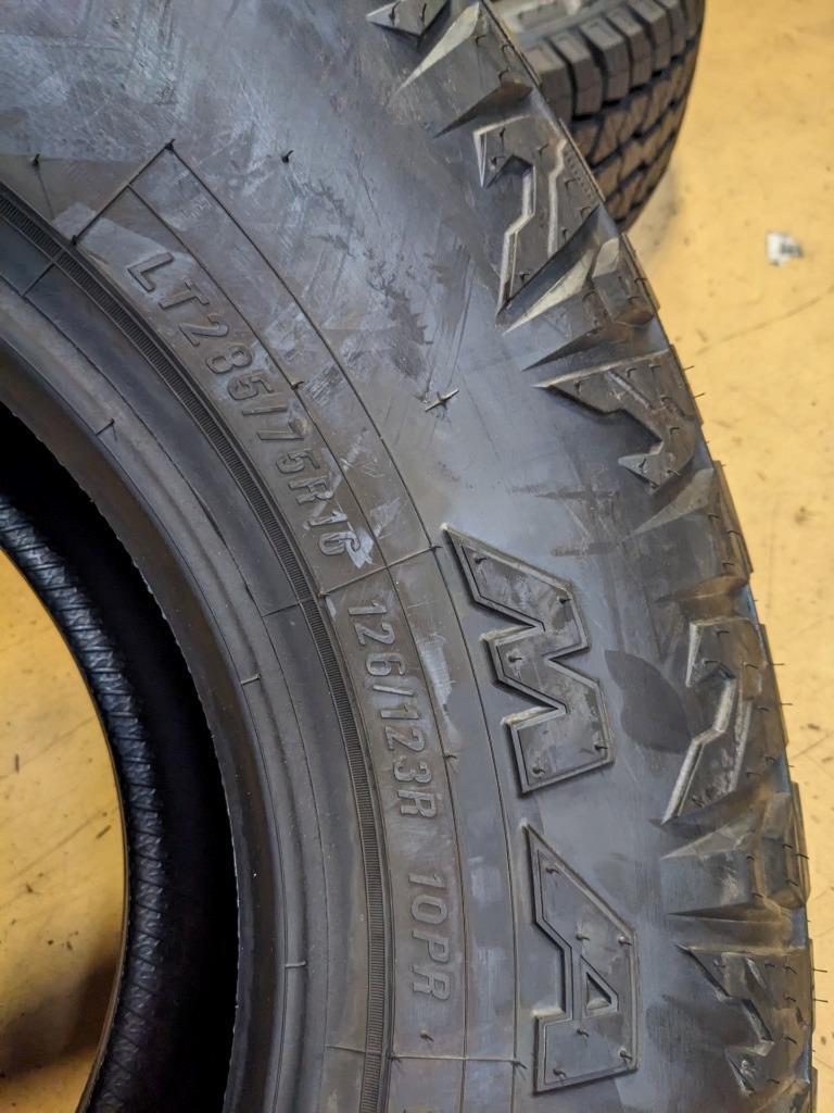 MAXXIS RAZR A/T BSW LT 285 75 16 126/123R LRE 10PLY TIRE TL00068900 CQ3