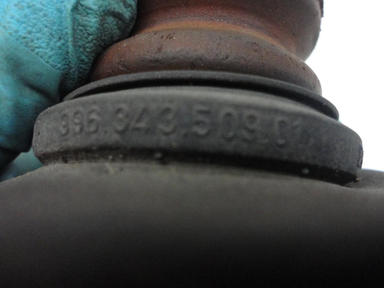 USED PORSCHE BOOT WITH STOPPER 996 343 509 01 996 343 301 02