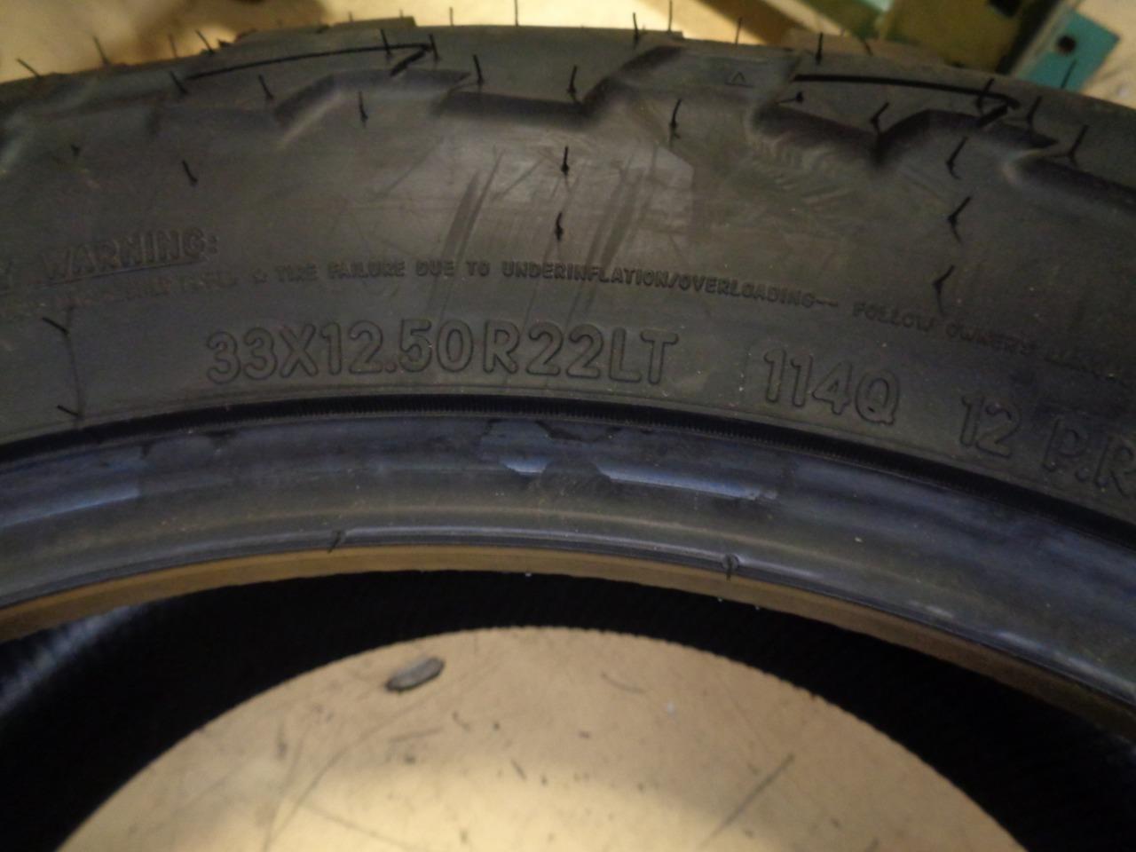 TOYO OPEN COUNTRY M/T BSW LT 33 12.5 22 114Q LRF 12PLY TIRE 360840 BQ2