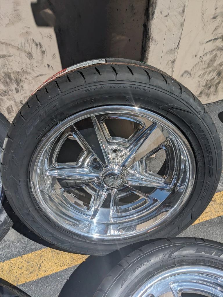 US MAG STAGGERED WHEEL SET 18X10 18X9 5X114.3 NITTO NT555 G2 TIRES 2003484606 B2