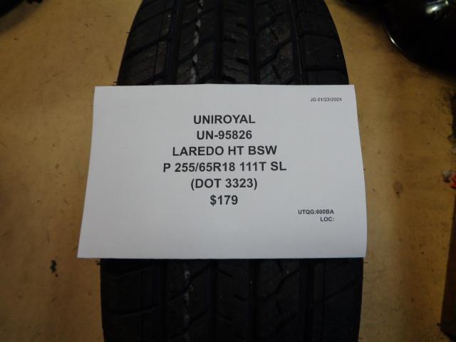 UNIROYAL LAREDO HT BSW P 255 65 18 111T SL TIRE UN-95826 CQ1