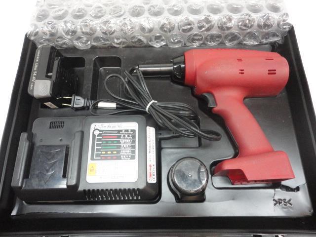 USED LOBSTER CORDLESS RIVETER HEAVY DUTY 1/4" CAPACITY 14.4V BATTERY R1B2 R27