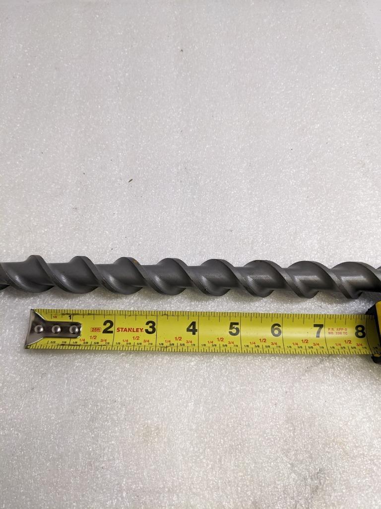 UNBRANDED 1" X 36" SDS-MAX ROTARY HAMMER BIT CARBIDE TIP W/ DAMAGED CASE NEW D0